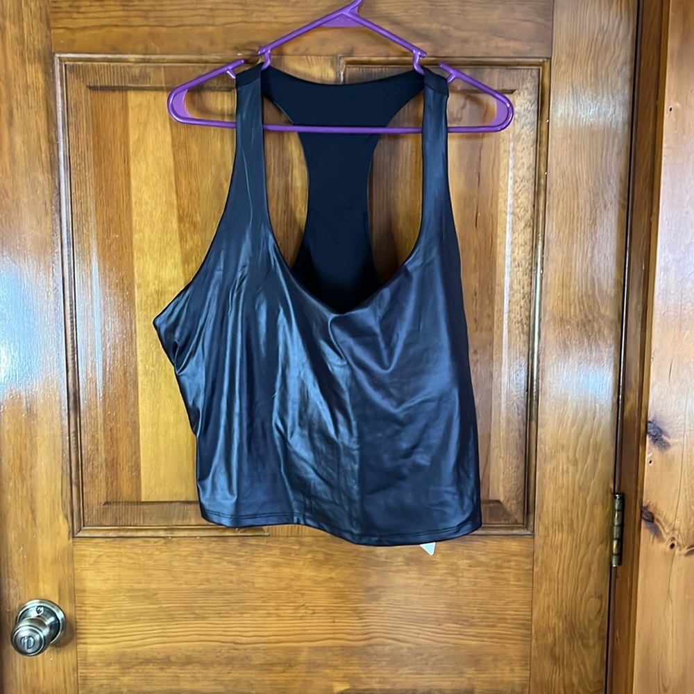 NWT Fabletics Anywhere Shine Built-in Bra Tank Size 4X